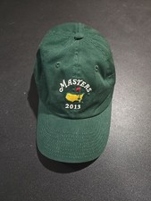 Masters Tournament Hat Cap Strap Back Mens Green Golf 2013 Dad Cap Embroidered picture