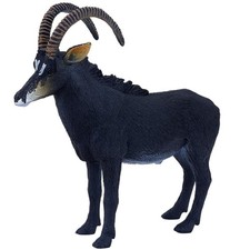 Mojo Giant Sable Antelope Figurine Collectible Wild Animal Toy Figure 387145 NEW picture