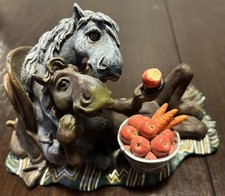 RARE Retired Montana Silversmiths Elmer & Ellie Love Picnic Figurine MINT #0703 picture