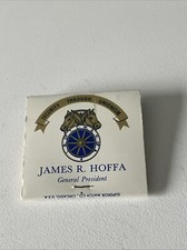 Rare Matchbook Jimmy Hoffa General  President Teamsters Union NOS picture