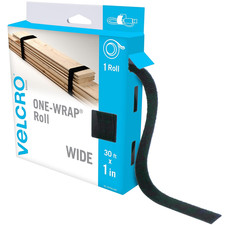 VEL-30768-AMS Wide Straps 1 in X 30 Ft Roll | Cut to Length, Reusable Self-Gripp picture