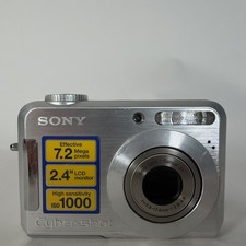 Sony Cyber-shot DSC-S700 7.2MP Digital Camera Silver 3x Zoom Tested Works picture