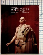 Antiques Magazine February 1977 George Washington Houdon Sculpture picture