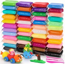 50 Colors Magic Clay Nature Color DIY Air Dry Clay with Tools as Best Present fo picture