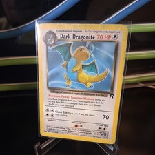 Pokemon TCG Dark Dragonite 22/82 Team Rocket 2000 Rare Regular English MP picture