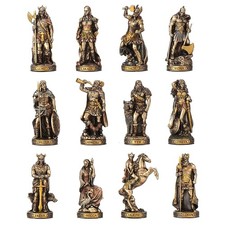 Veronese Design Norse Gods Figurines Hand Painted Statue, Resin - Bronze picture