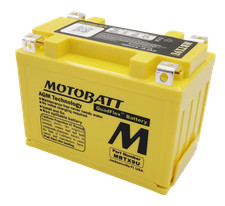 MotoBatt MBTX9U 10.5Ah 160 CCA AGM Powersports Battery replaces YTX9 YTX9-BS picture