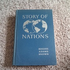 Book Pre-used (Rare History Book) - Story of Nations Vintage book 1945 picture