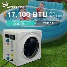 WOPOLTOP 17,100 BTU Swimming Pool Heat Pump for Pools up to 2,600 Gallons 115V picture