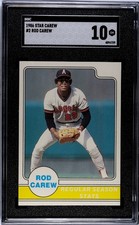 24 Cards- Rod Carew 1986 Star Complete Proof Set Only One Ever Graded RARE  picture