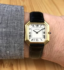 VINTAGE 1976 CARTIER PARIS PRE-MUST OCTAGON UNISEX 27.5mm HAND-WIND: SERVICED picture