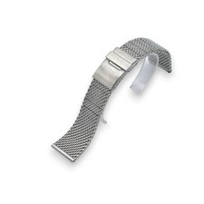 24mm Silver Color S.Steel Mesh Bracelet For Breitling Superocean Heritage picture