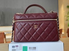 Authentic Vintage Burgundy Chanel Handbag picture