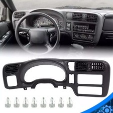 Dash Radio Cluster Bezel Cover Single Din Fit For 98-05 Chevy S10 Blazer Jimmy picture