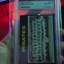 Topps 1971 Topps Pittsburgh Pirates Team #603 PSA Graded Cert 01464876 picture