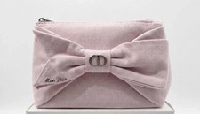Christian Dior Miss Dior Pink Bow Cosmetic Pouch Novelty VIP Gift New picture