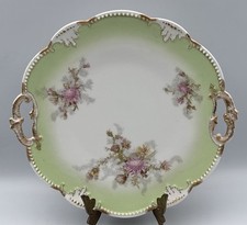 Antique AK CD Limoges France Hand Painted Pink Thistle 10