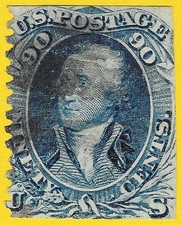 US SCOTT #101, F GRILL, Used w Obvious Faults, PSAG Certificate, SCV $2700.00 picture