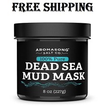 Aromasong 100% Pure Dead Sea Mud Mask for Face - Cleansing Natural Skin Care for picture