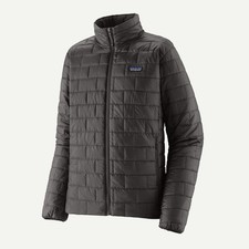 Patagoni Mens Nano Puff Insulated Jacket Lightweight Black NEW picture