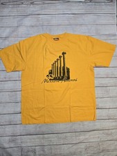 VTG Y2K Missouri Tigers Shirt Mizzou Alumni Shirt Size XL Columns Yellow picture