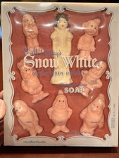 Vintage Walt Disney Snow White Seven Dwarfs Castile Soap Box Set Opto Specs picture