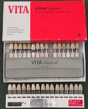 VITA Classical A1-D4 Dental Shade Guide Boxed & Heraeus Artic Line Guide Pair picture