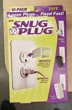 Snug Plug - Loose Outlet Fix (10/Pack Clear) picture