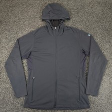 Kuhl Jacket Mens Large Gray Shadow Hooded Lightweight Full Zip Vented 39210* picture