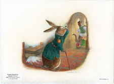 RARE Original Redwall Illustration Published Brian Jacques - Christopher Denise picture