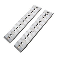 2Pcs Aluminum Trailer Ramps 6000Lbs 6800Lbs Heavy Duty Anti Slip for Trucks Atvs picture