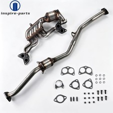Direct‑Fit Front Rear Catalytic Converter Exhaust For Subaru Forester 2.5L 11-16 picture