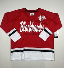 New Chicago Blackhawks Jersey Womens XL Red NHL Hockey G-III 4Her Script picture