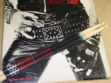 MOTLEY CRUE SHOUT AT THE DEVIL DRUM STICK DRUMSTICK SET -Black, NICE picture