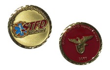 US Soldier Township Fire Department Challenge Coin picture