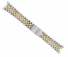20MM 14K GOLD TWO TONE JUBILEE WATCH BAND FOR ROLEX DATEJUST 16234 16613 16613LB picture