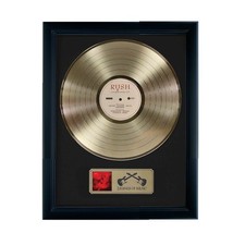 Rush Clockwork Angels Framed Gold or Platinum LP Record Display picture