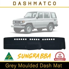 Sungrabba Grey Dashmat Fits Toyota 70 Series With Tank Gauge 01/1985 - 01/2008 picture
