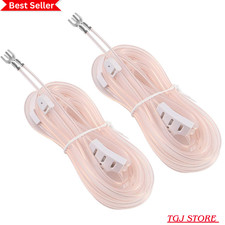 2 Pack 300 Ohm FM Antenna T Shape Dipole Radio Ant with Spade Terminal for Indo picture