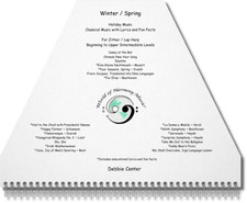 Zither Lap Harp Sheet Music ~ Winter / Spring; Holiday and Classical Music picture