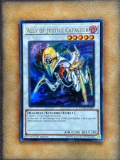 Yugioh Ally of Justice Catastor DUDE-EN007 Ultra Rare 1st Ed NM picture
