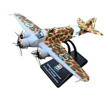 1PCS 1:144 Diecast Savoia-Marchetti SM.79 Bomber Model 11cm Alloy Display Stand picture