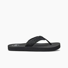 Reef Smoothy Men's Sandals Black - 10 Medium picture