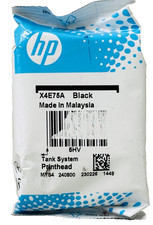 New Genuine HP X4E75A Black Tank System Printhead Bag picture