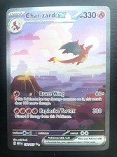 Charizard Ex 199/165 Sv: Scarlet & Violet 151 Pokemon Card Holo NM picture