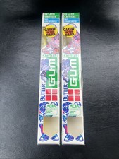 Butler GUM Critters Child Ultra Soft Toothbrushes Glow In Dark USA Lot of 2 VTG picture