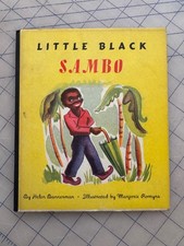 Little Black Sambo By Helen Bannerman, Illust Marjorie Romyns RARE Antique Book picture