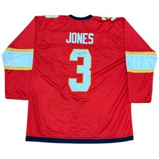 Seth Jones Autographed Florida (Red #3) Custom Hockey Jersey - JSA picture
