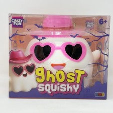 Crazy Fun Ghost Squishy Halloween Toy Pink Heart Sunglasses Hat RMS 2026 NEW picture