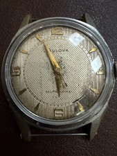 Vintage 1954 Bulova Selfwinding Honeycomb Dial Cal 10CSC Watch Ref 5100 picture